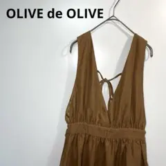 OLIVE de OLIVE レディース　サロペットスカート　ノースリーブ
