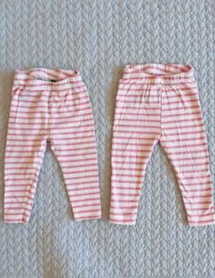【美品】Gapbabyレギンス2枚　双子　ツインズ