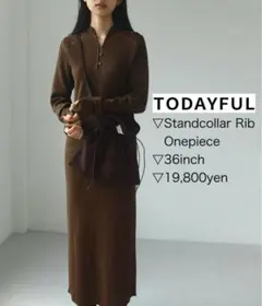 2026年最新】todayful スタンドカラーリブトップスの人気アイテム