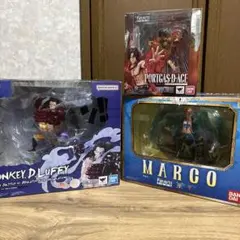 ワンピース フィギュア フィギュアーツzero ルフィ　マルコ　エース ワンピース フィギュア フィギュアーツzero ルフィ マルコ エース
