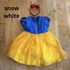 白雪姫ドレス　80センチくらい　カチューシャ付き