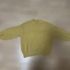 earth music & ecology イエローシャギーセーター