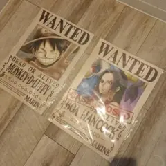 ワンピース ＷＡＮＴＥＤ ポスター　　２枚