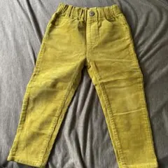 コーデュロイ ストレートパンツ マスタード 100センチ