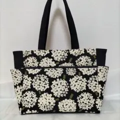 ハンドメイド てまりばな　トートバッグ