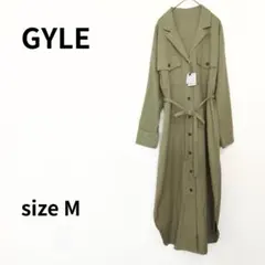 GYLE　フラップポケット開襟シャツワンピース　M　2647
