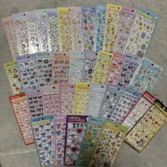 ボンボンドロップシール、うるちゅるポップシール、コットンパフィー他71枚セット