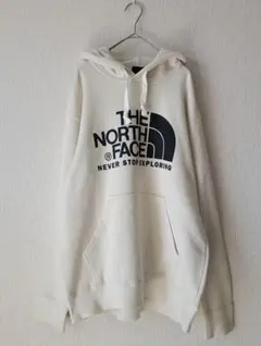 THE NORTH FACE ホワイト パーカー Lサイズ