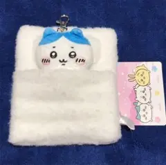 ハチワレ　おふとんリールパスケース