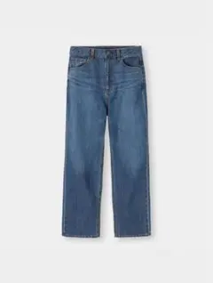 GU ハイウエストストレートジーンズ M