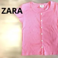 ZARA KIDS ピンク ボタン付き半袖Tシャツのサムネイル