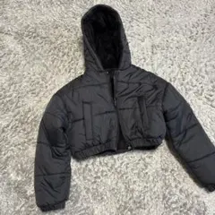 SHEIN 黒 フード付き ジャケット 14Y