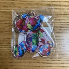 新品 蜷川実花 カラフル な テディベア の アクリルキーホルダー