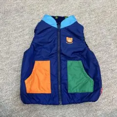 ミキハウス ホットビスケッツ リバーシブル アウター ベスト 100