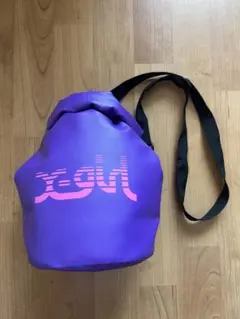 X-girl ロールトップ ショルダーバッグ パープル