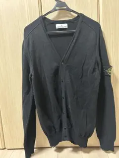 STONE ISLAND Vネックカーディガン M ブラックのサムネイル