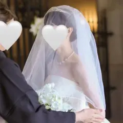 ウェディング ベール レース シンプル