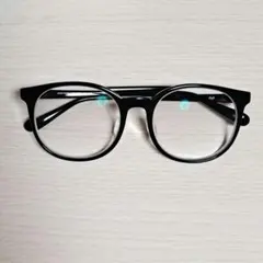 《最終値下げ》zoff 黒縁ボストンメガネ