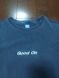 GOOD ON Tシャツ　L　ネイビー　刺繍のサムネイル