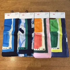 【新品未使用】UNIQLO x MARNI シルクスカーフ 4枚セット