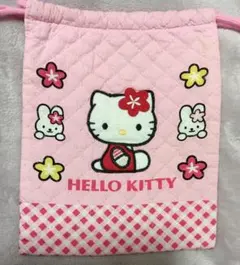 ハローキティ キティちゃん 巾着袋 キルト キルティング サンリオ