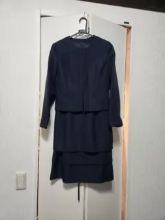 ネイビー ワンピーススーツ 9AR