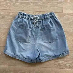 グローバルワーク　キッズ　女の子　デニム　ショートパンツ　夏服　150