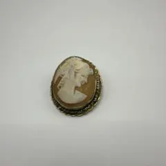 ヴィンテージ風カメオブローチ兼ペンダントトップ レトロ