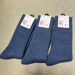 ユニクロ ヒートテック ソックス メンズ 25-27cm 3足セット