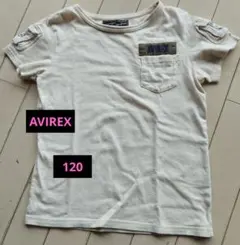 AVIREX　ベージュ Tシャツ 120のサムネイル