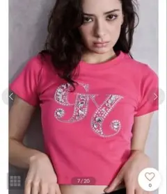 GYDA GY bijou Tシャツピンク　ジェイダ　 半袖Tシャツ Tシャツのサムネイル