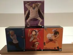 ワンピース フィギュア　夢の一枚　ルフィ エース サボ ガープ 4体セット