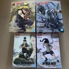 【値下げ】NARUTOフィギュア4点セット(サスケ,ネジ,デイダラ,シカマル)