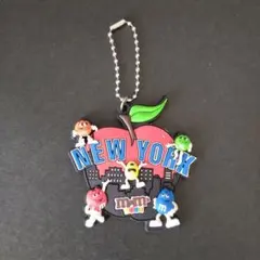 アメリカン雑貨　m＆m's 海外　ニューヨーク　ラバー　キーホルダー　当時物