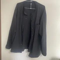NUMERALS ブラック ボタンシャツ L