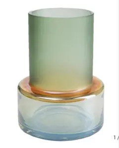 ちさき様専用 マリメッコ urna glass vase ダークブルー - メルカリ