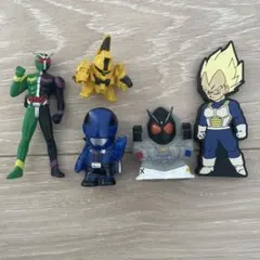 仮面ライダー他 フィギュア 5点セット　ガンダム　ドラゴンボール