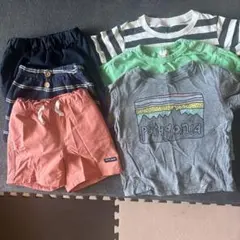 Patagonia 無印　プティマインTシャツとショートパンツセット　6点