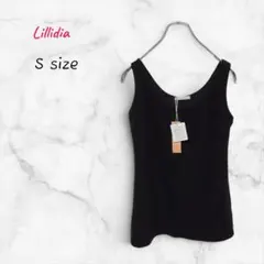 【新品タグ付き】ロングタンクトップ ブラック Sサイズ ストレッチ リリディアのサムネイル