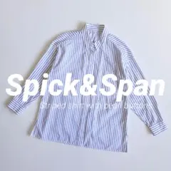 Spick & Span パール ボタン ストライプ シャツ トップス ブラウス