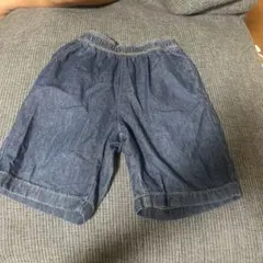 GU デニムハーフパンツ 150サイズ