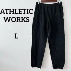 美品✨ATHLETIC WORKS ブラック ジョガーパンツ L