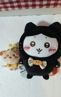 ちいかわ 黒猫 ぬいぐるみ 討伐マスコット うさぎ