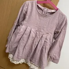 petit main フリル付きチュニック 130サイズ