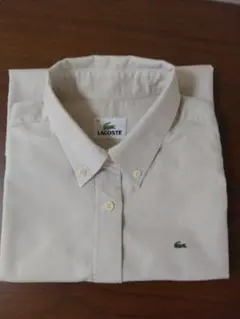 LACOSTE ミストグリーンノースリーブシャツ 40