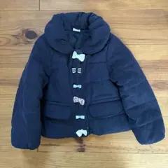 petit main 中綿コート ネイビー 100cm