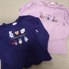 お値下げしました！【美品】メゾピアノ　ロンT　2枚セット　サイズ140