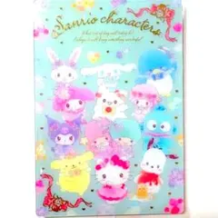 サンリオキャラクターズウエハース11 フラワーティータイム集合 レア SP