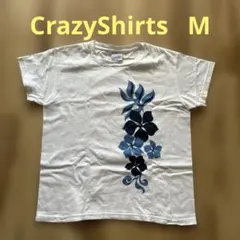 CrazyShirts Tシャツ ホワイト ハイビスカス　クレイジーシャツ　Mのサムネイル