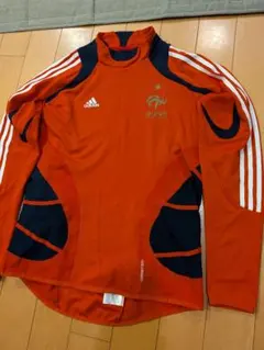 adidas フランス代表 トレーニング長袖選手用レッド